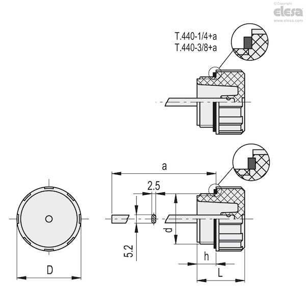 Plugs, T.440-3/4+a